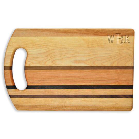 Block Monogram Horizon Medium 14-inch Cutting Board